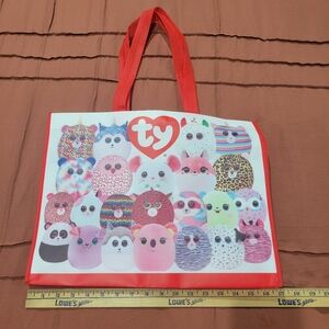 Ty Beanie Babies New Resuable Vinyl Tote Bag